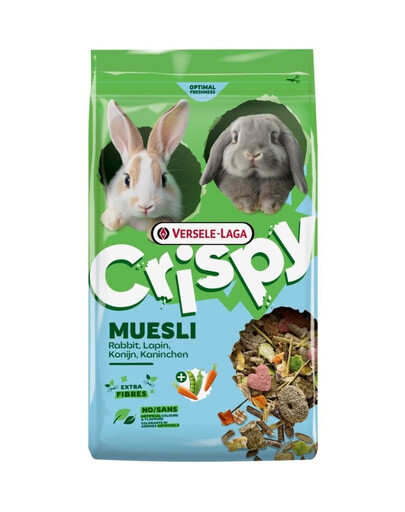 VERSELE-LAGA Crispy Muesli Rabbit 2,5 kg pokarm dla królików miniaturowych