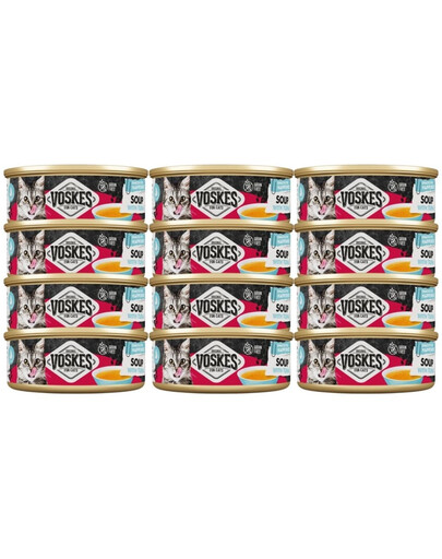 VOSKES Soup with Tuna 12x50 g zupa z tuńczykiem dla kotów