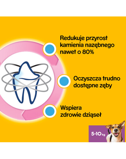 DentaStix (małe rasy) przysmak dentystyczny dla psów 7 szt. - 110g