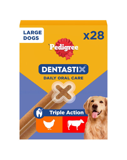 PEDIGREE Dentastix suurtele tõugudele 4 x 270g
