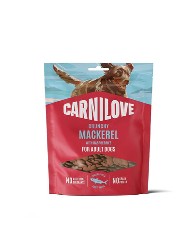 CARNILOVE Dog Crunchy Snack Mackerel 200g chrupiące przysmaki z makrelą dla dorosłych psów