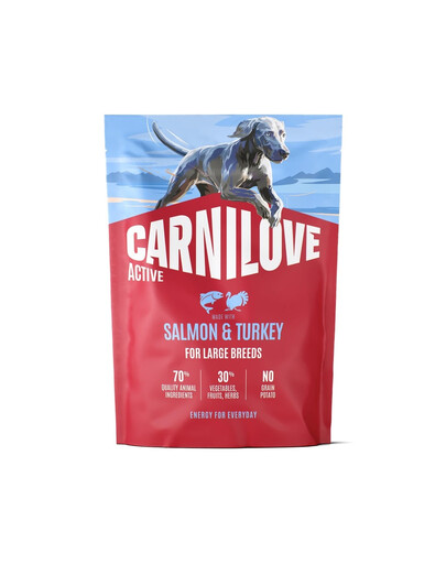 CARNILOVE ACTIVE DOG Salmon & Turkey Adult Large Breeds 1,5 kg łosoś i indyk, dla dorosłych psów dużych ras