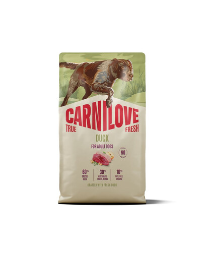 CARNILOVE True Fresh Dog Duck Adult 4 kg sucha karma ze świeżą kaczką dla dorosłych psów