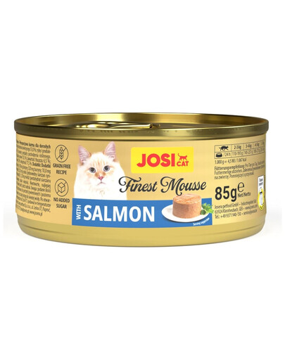 JOSERA JosiCat Finest Mousse with Salmon 85 g mus z łososiem dla kotów