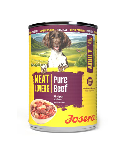 JOSERA Meat Lovers Pure Adult Beef 400 g wołowina, mokra karma dla psów