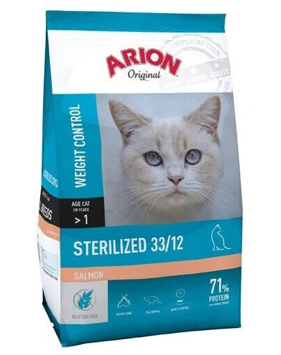 ARION Original Cat Sterilized Salmon 33/12 2 kg