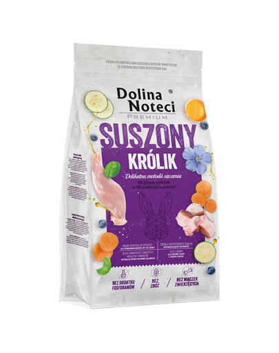 DOLINA NOTECI Premium Królik karma suszona dla psa 9 kg