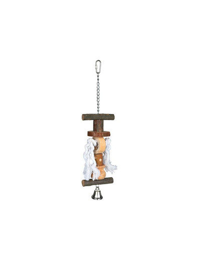 Trixie Natural Living Toy With Bell/Rope 38 cm