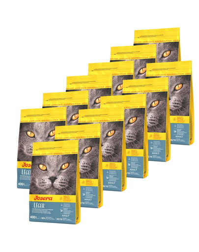 JOSERA Cat Leger dla kotów mało aktywnych i po kastracji 12x400 g