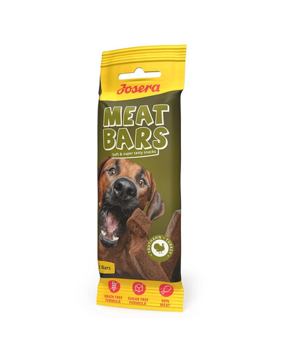 JOSERA Meat Bars Turkey suszone przysmaki z indykiem w formie batoników 12x40g