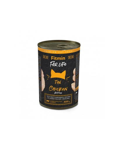 FITMIN For Life Kitten  Kurczak w Sosie – Mokra Karma dla Kociąt 400 g