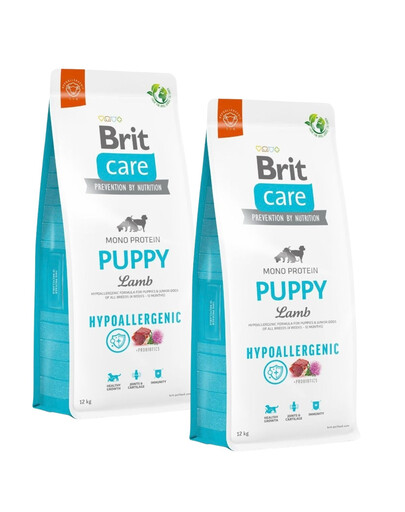 BRIT Care Hypoallergenic Puppy z jagnięciną 2x12 kg
