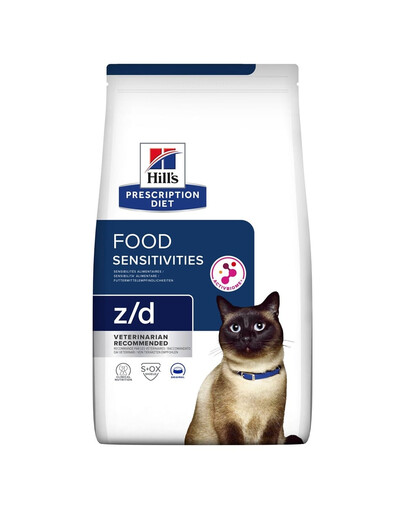 Prescription Diet z/d Food Sensitivities Activ Biome 6kg dla kotów z wrażliwym układem pokarmowym