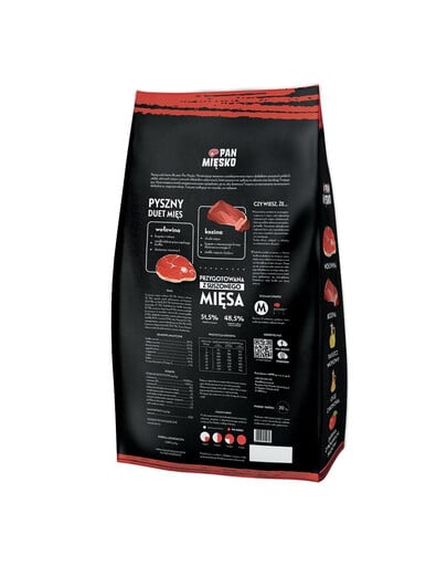 Wołowina z koziną M 20 kg