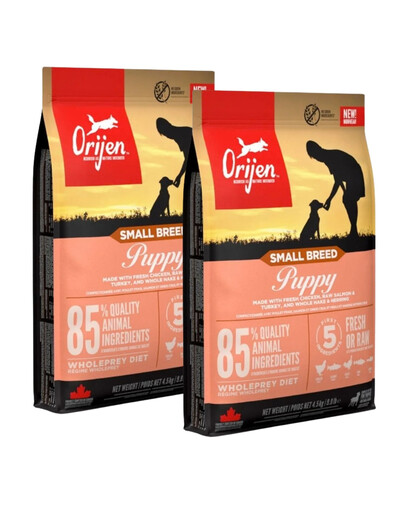 ORIJEN Small Breed Puppy 2x4,5 kg