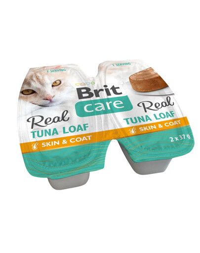 BRIT Care Cat Real Tuna Loaf 2x37 g pasztet z tuńczka i kurczaka dla kotów