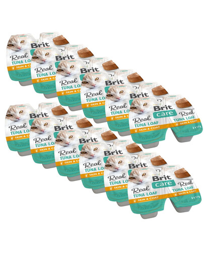 BRIT Care Cat Real Tuna Loaf 24x37 g pasztet z tuńczka i kurczaka dla kotów