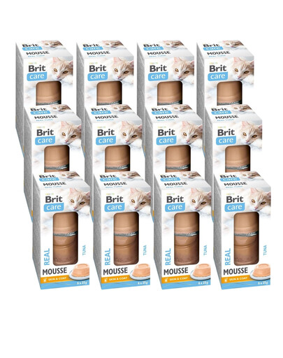 BRIT Care Cat Mousse Real Tuna 72x25 g mus z tuńczykiem dla kotów