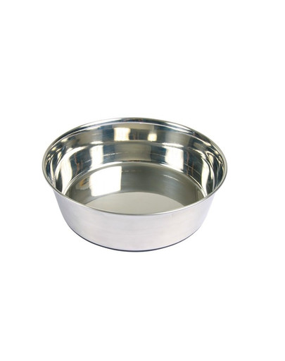 Trixie metalinis dubenėlis su guminiu pagrindu 2.5 l / 24 cm