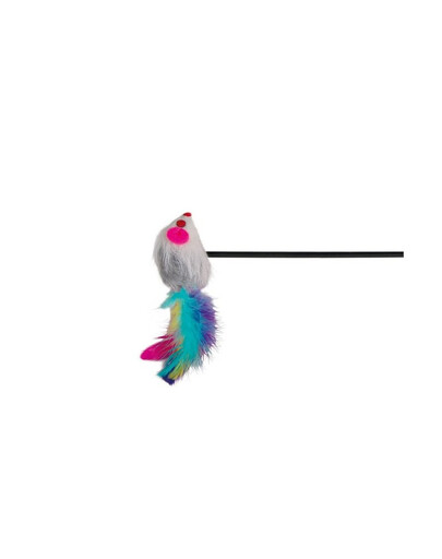 Trixie lazdelė su žaisline pele 50 cm
