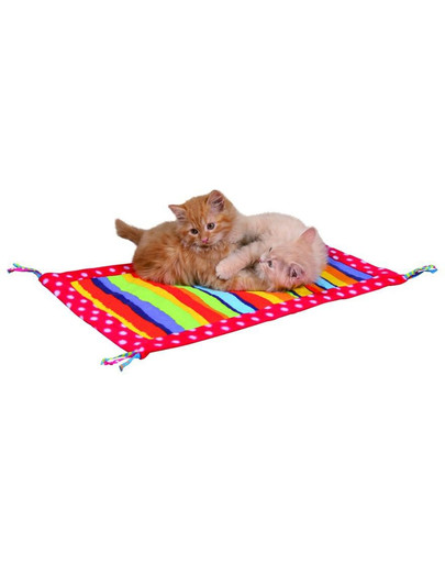 Trixie spalvotas kilimėlis katėms su vilna 55 X 37 cm