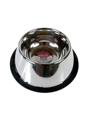 Zolux dubenėlis Inox ant gumos spaneliams 25 cm 0.98 L