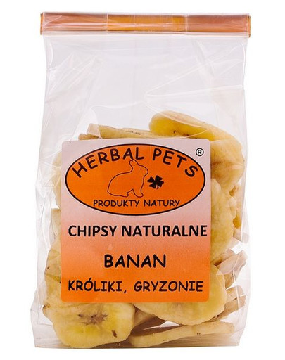 Herbal Pets bananų traškučiai 75 g