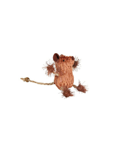 TRIXIE Hračka pro kočku - myš hnědo-béžová  8 cm