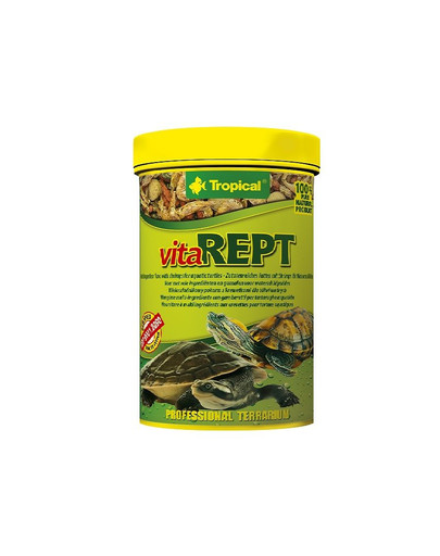 TROPICAL  krmivo pro vodní želvy s krevetami 100 ml