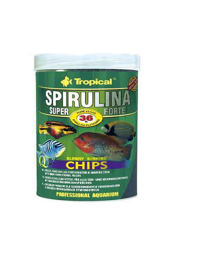Tropical Super Spirulina Forte Chips 52 g / 100 ml