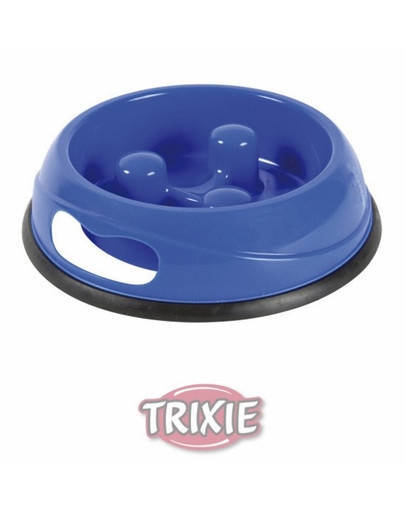 Trixie plastikust kauss aeglaselt söömiseks 1,5 l /27 cm
