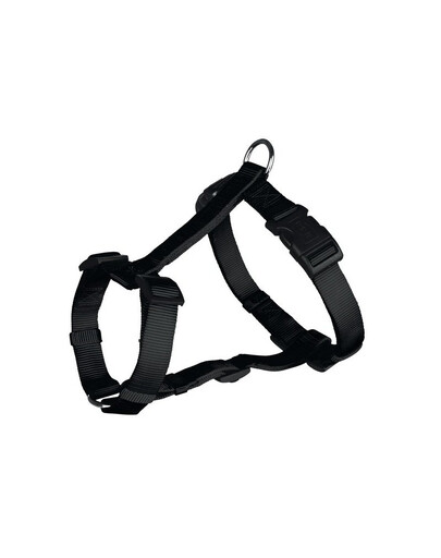 Trixie juodos petnešos M-L 50-75 cm