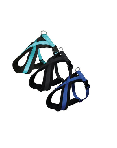 Trixie Premium reguliuojamos petnešos l 60- 90 cm / 25 mm žydros