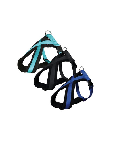 Trixie Premium reguliuojamos petnešos l-xl 70-100 cm/25 mm juodos