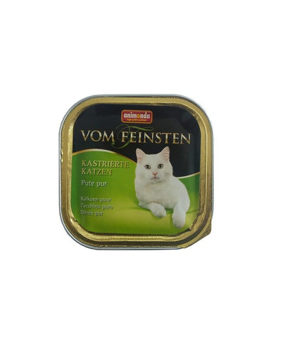ANIMONDA Szalka vom Feinsten Kastrierte z Indykiem tacka 100 g