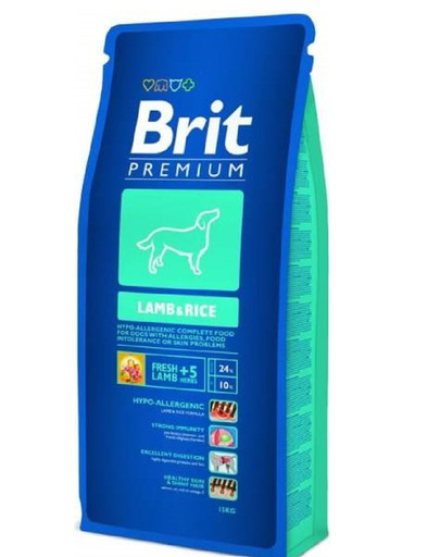 Brit Premium Dog Lamb & Rice 15 kg