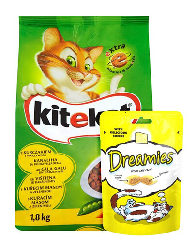 KITEKAT su vištiena ir daržovėmis 1.8 kg