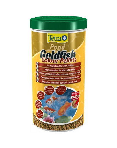 Tetra maistas Pond Goldfish Colour Pellets 1 l