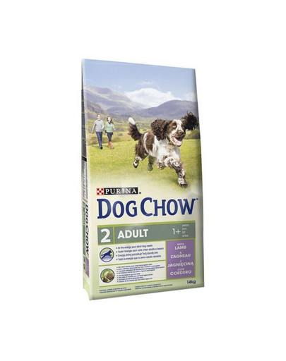 PURINA Dog Chow Adult lambaliha 14 kg +2,5Kg Tasuta