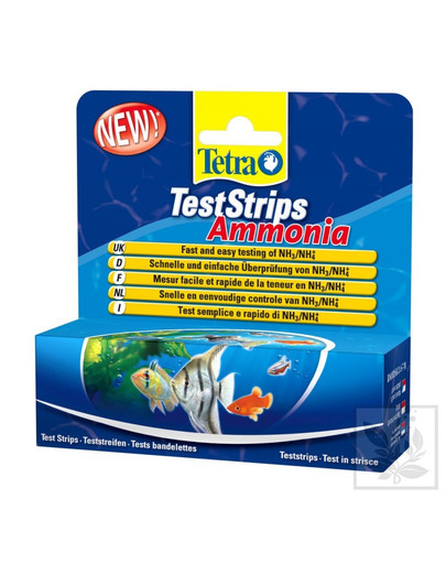 Tetra Test  Strips Ammonia 25vnt amoniako testo juostelės