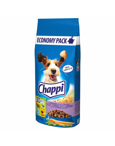 CHAPPI 3 Rodzaje Mięsa, Warzywa 13.5 KG