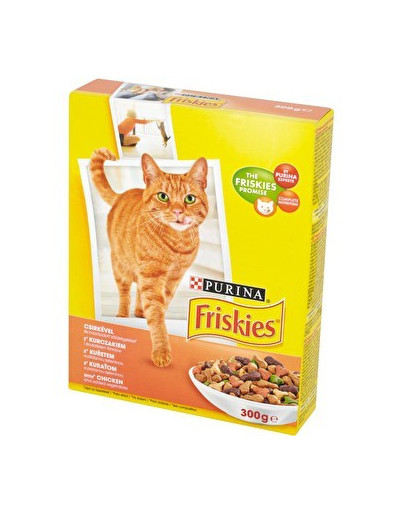FRISKIES Adult s kuřecím masem a zeleninou 300 g