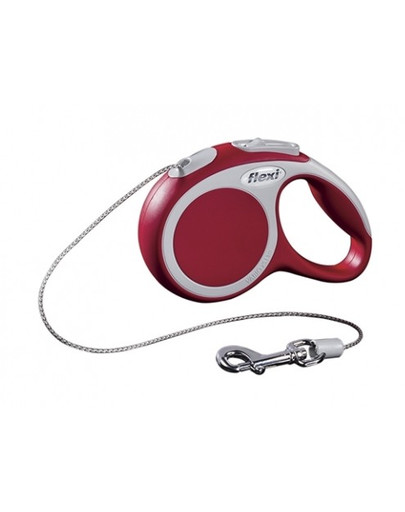 Flexi Vario XS virvinis pavadėlis 3 m raudonas