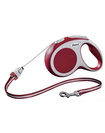 Flexi Vario S virvinis pavadėlis 5 m raudonas