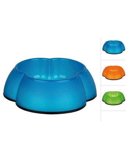 Trixie plastikinis dubenėlis ant gumos 1.3 l