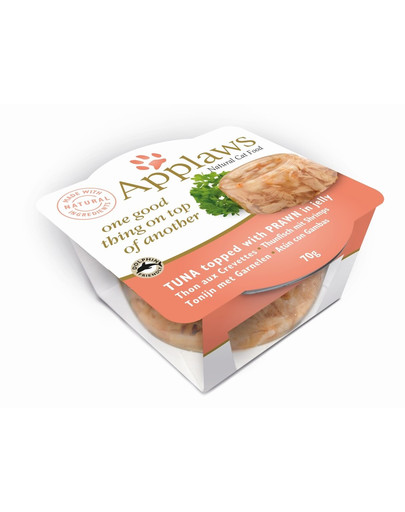 APPLAWS Miseczka Dla Kota Tuńczy i Krewetki 70 g