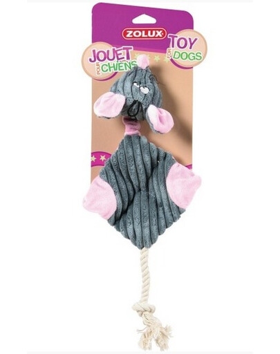 Zolux pliušinis žaislas pelė rožinė 25 cm