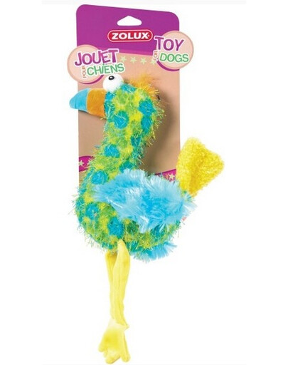 Zolux pliušinis žaislas Birdy Rock 39 cm mėlynas