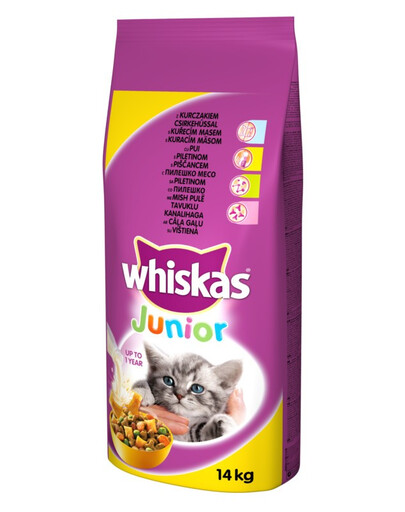 WHISKAS Junior  Juunior kanaga 14 kg