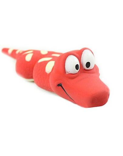 Zolux lateksinis žaislas gyvatė 24,5 cm rožinis